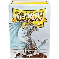 Dragon Shield (Dragon Shield) Matte Silver - 100 Unités - 63mm x 88mm