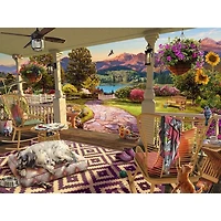 Ravensburger Sous le Chaleureux Porche - 750 pièces Large