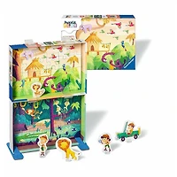 Ravensburger Exploration de la jungle - Puzzle and Play - 2x24 pièces