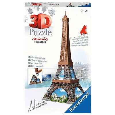 Mini tour Eiffel - 62 pièces 3D