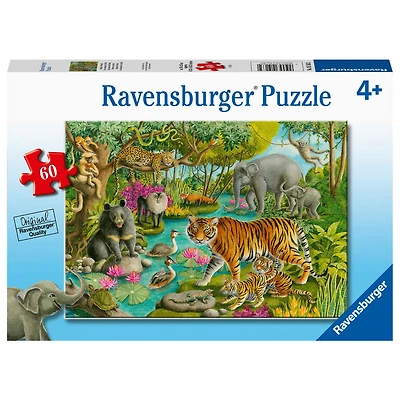 Ravensburger Les animaux de l'Inde - 60 pièces