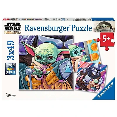 Ravensburger Les aventures de Grogu - 3x49 pièces