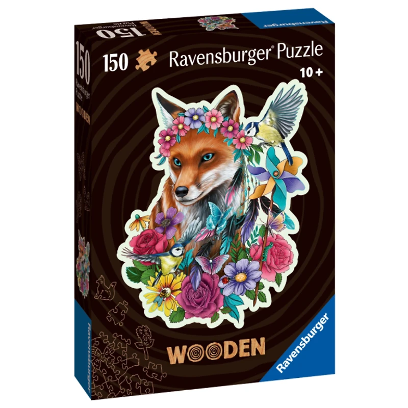 Renard coloré - Wooden - 150 pièces