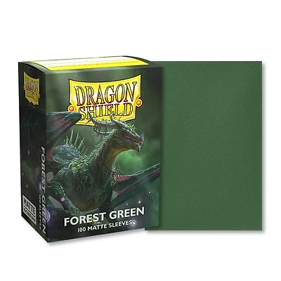 Dragon Shield (Dragon Shield) Matte Forest Green - 100 Unités - 63mm x 88mm