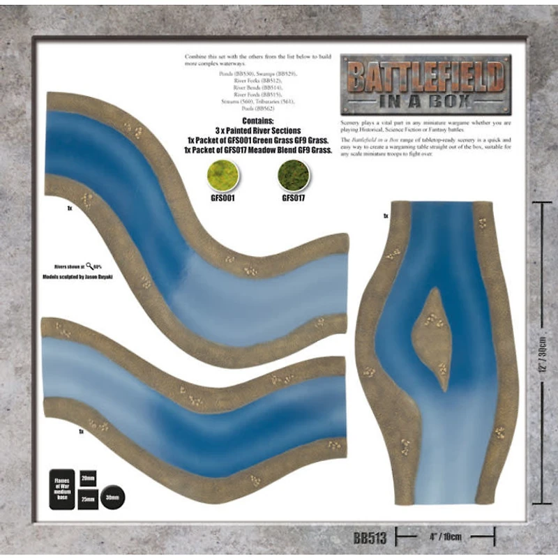 Battlefield in a Box - River Expansion - Island