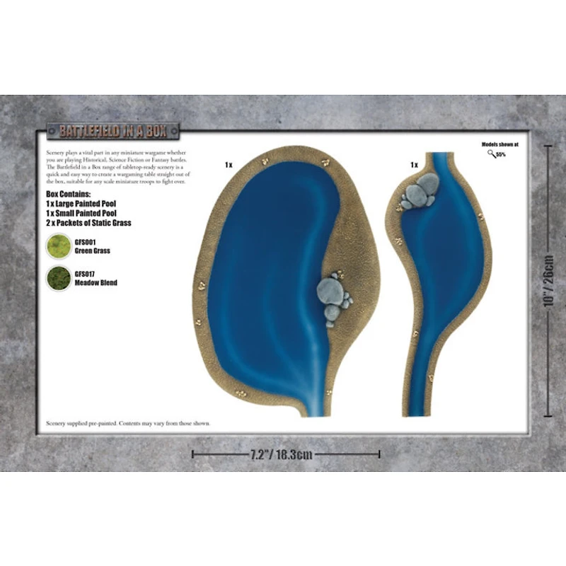 Battlefield in a Box - River Expansion - Pools