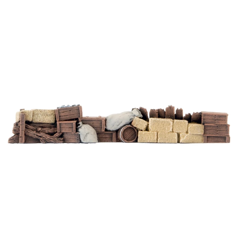 Battlefield in a Box - Wartorn Village - Sandstone Barricades