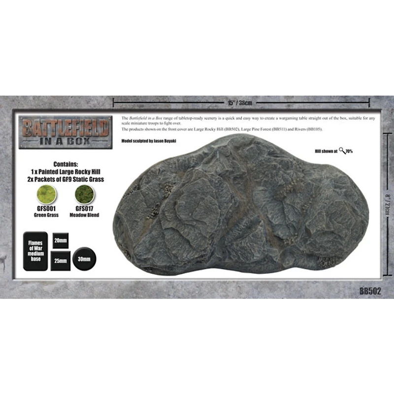 Battlefield in a Box - Large Rocky Hill