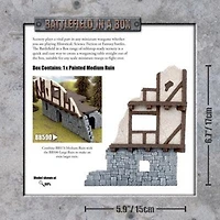 Battlefield in a Box - Wartorn Village - Medium Ruin