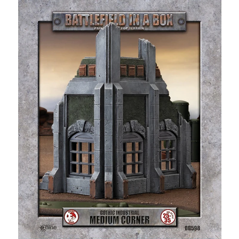 Battlefield in a Box - Gothic Industrial - Medium Corner