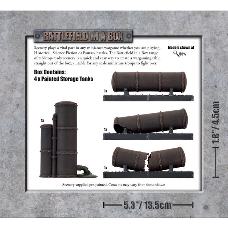 Battlefield in a Box - Gothic Industrial - Storage Tanks