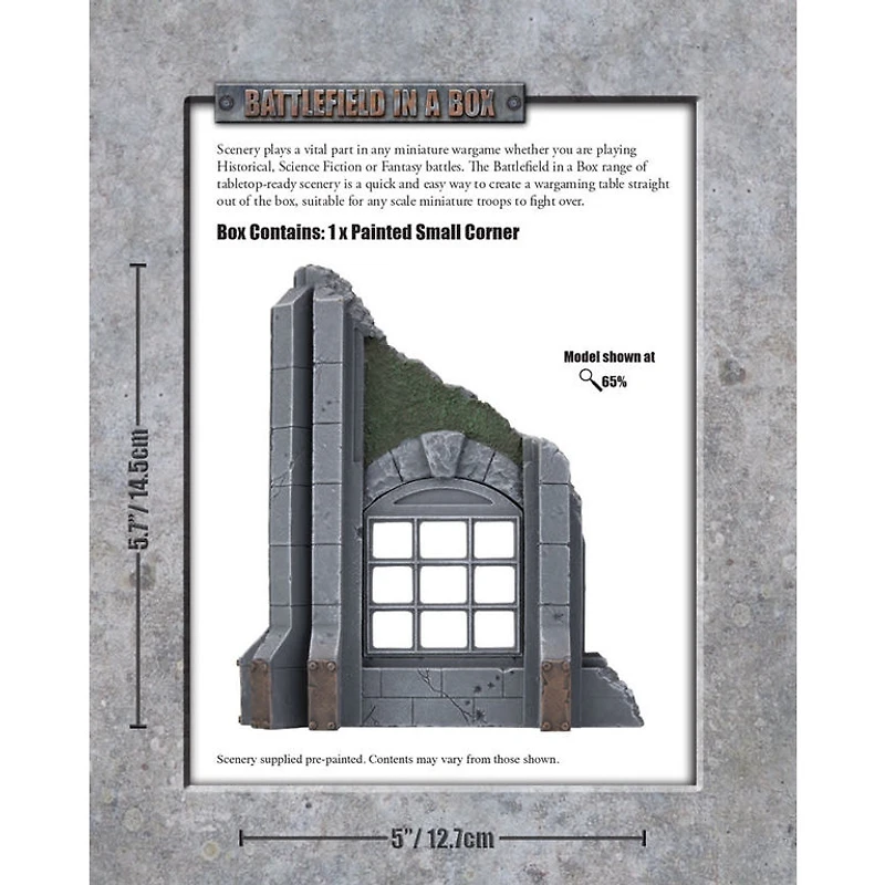 Battlefield in a Box - Gothic Industrial - Small Corner