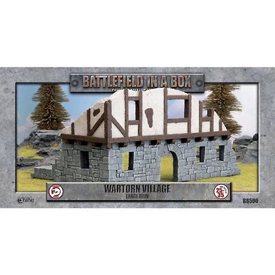Battlefield in a Box - Wartorn Village - Large Ruin
