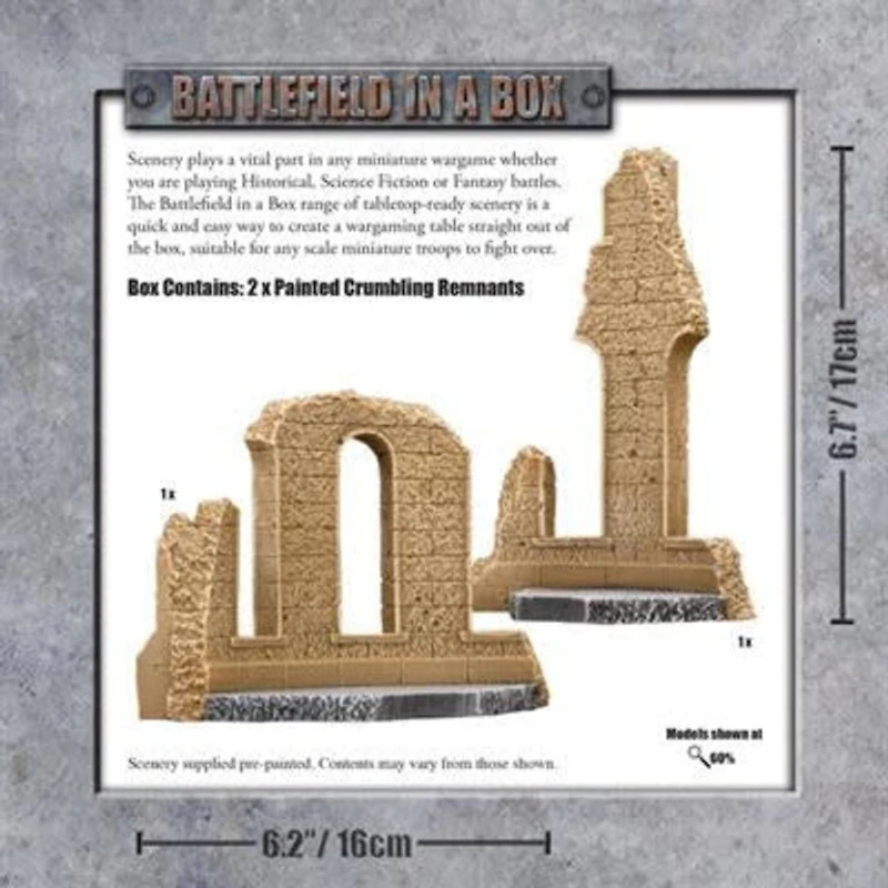 Battlefield in a Box - Sandstone - Crumbling Remnants