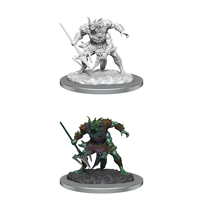 Nolzur's Marvelous Unpainted Miniatures - Sahuagin Baron