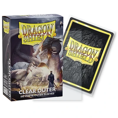 (Dragon Shield) Matte Clear Outer - 100 Unités - 69.5mm x 95mm