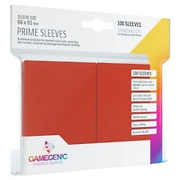 Gamegenic (Gamegenic) Prime Sleeves: Red - 100 Unités - 66mm x 91m