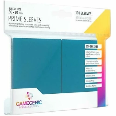 Gamegenic (Gamegenic) Prime Sleeves: Blue - 100 Unités - 66mm x 91m