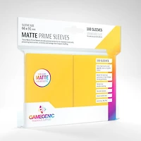 Gamegenic (Gamegenic) Matte Prime Sleeves: Yellow - 100 Unités - 66mm x 91mm