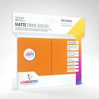 Gamegenic (Gamegenic) Matte Prime Sleeves: Orange - 100 Unités - 66mm x 91mm