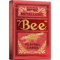 Playing Cards - Bee - Metalluxe - Red