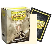 Dragon Shield (Dragon Shield) Matte Dual Valor - 100 Unités - 63mm x 88mm