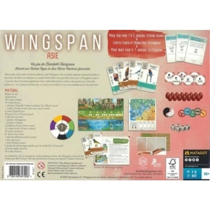 Wingspan - Asie (Français)