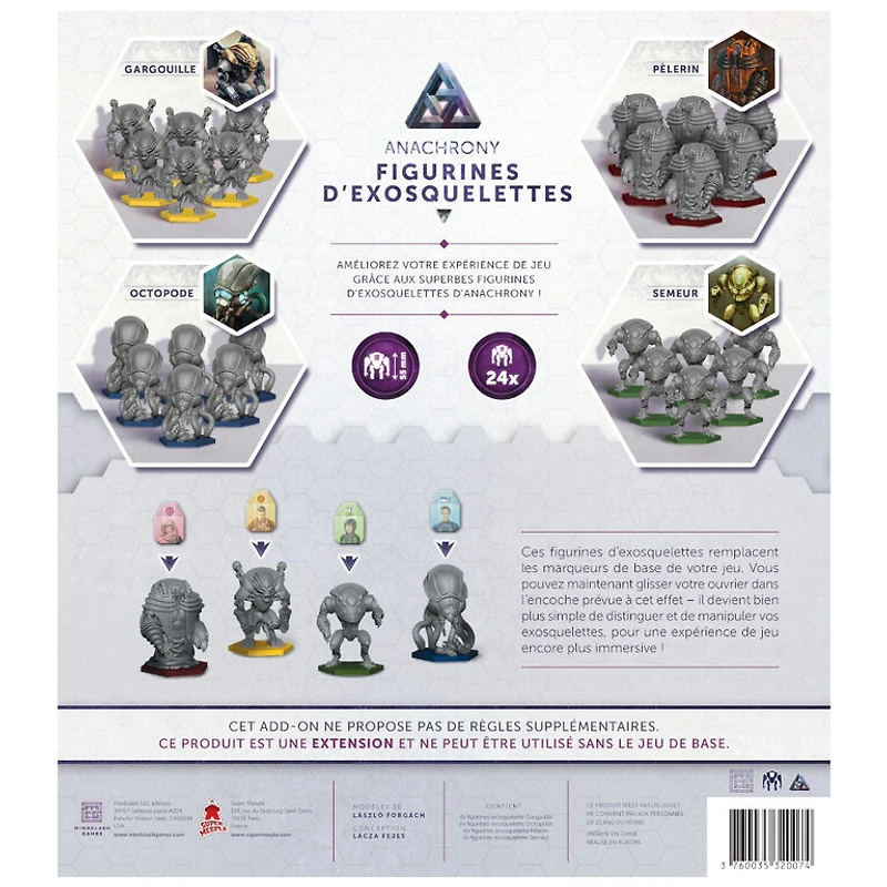 Anachrony - Figurines d'Exosquelettes (Français)