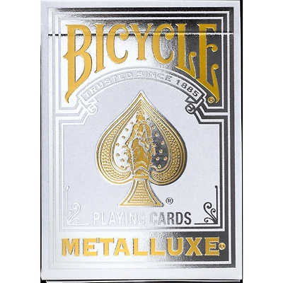 Playing Cards - Bicycle - Metalluxe - Silver