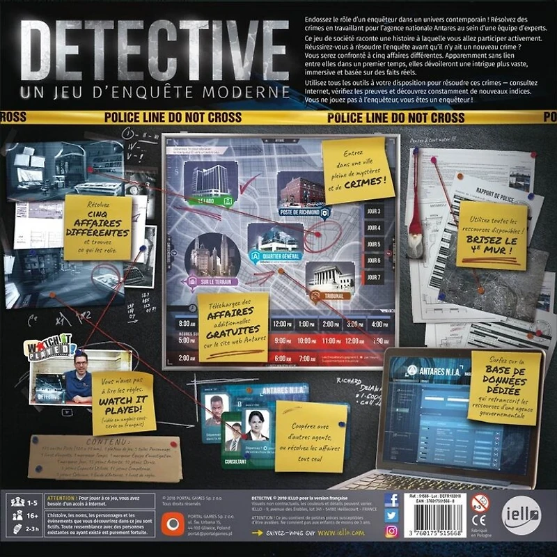 Detective - Un jeu d'enquête moderne (French)