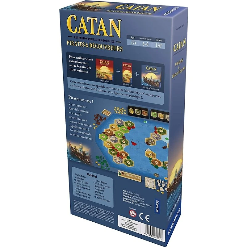Catan - Pirates & Decouvreurs - 5 et 6 joueurs (Francais)