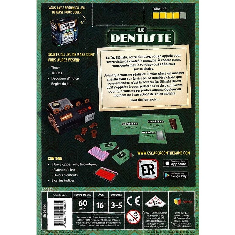 Escape room - Le dentiste (French)