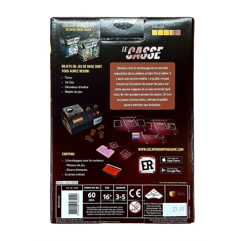 Escape Room - La Casse (Francais)