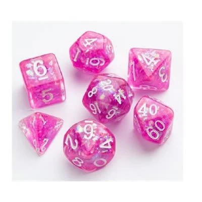 (Gamegenic) Candy-Like Series RPG Set - 7 Piece Set - Rasberry