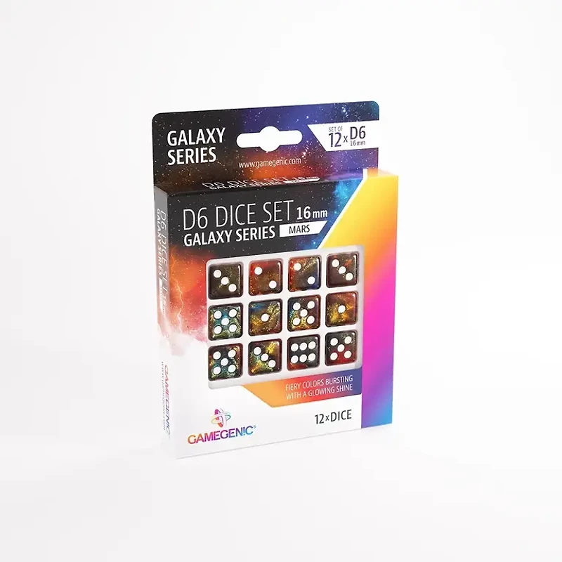 Gamegenic) 12D6 16MM Dice - Galaxy Series