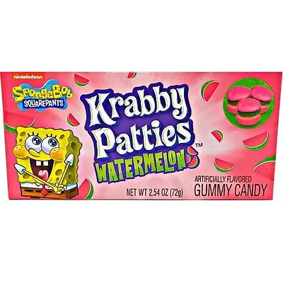SpongeBob - Krabby Patties - Watermelon - 72g