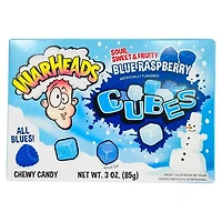 Warheads - Chewy Cubes - Blue Raspberry Sour - 85g