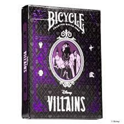Playing Cards - Bicycle - Disney Villainous - Purple