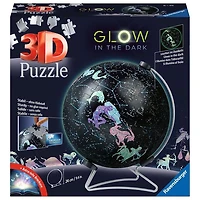Globe brille dans le noir - 180 pièces 3D