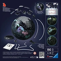 Globe brille dans le noir - 180 pièces 3D