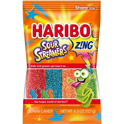Haribo Zing - Sour Streamers 127g