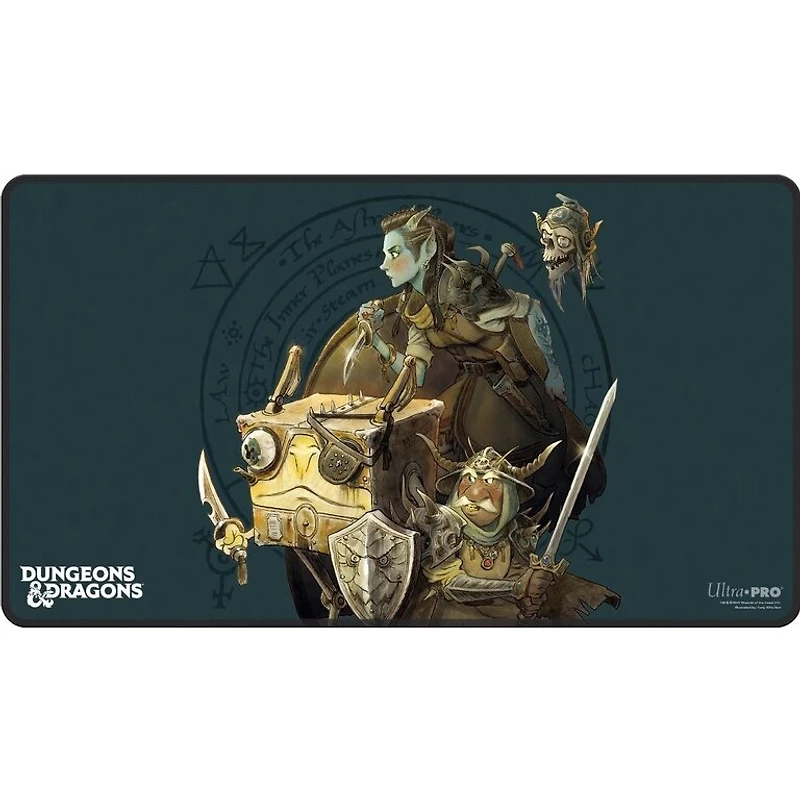 (UP) - Playmat - Planescape: Adventures in the Multiverse - Stitched - Turn of Fortune’s Wheel Alt Cover