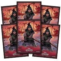 Disney Lorcana - Matte Sleeves - Standard Size - 65 unités - Mulan
