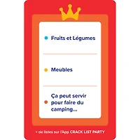 Crack List - Version québécoise (French)