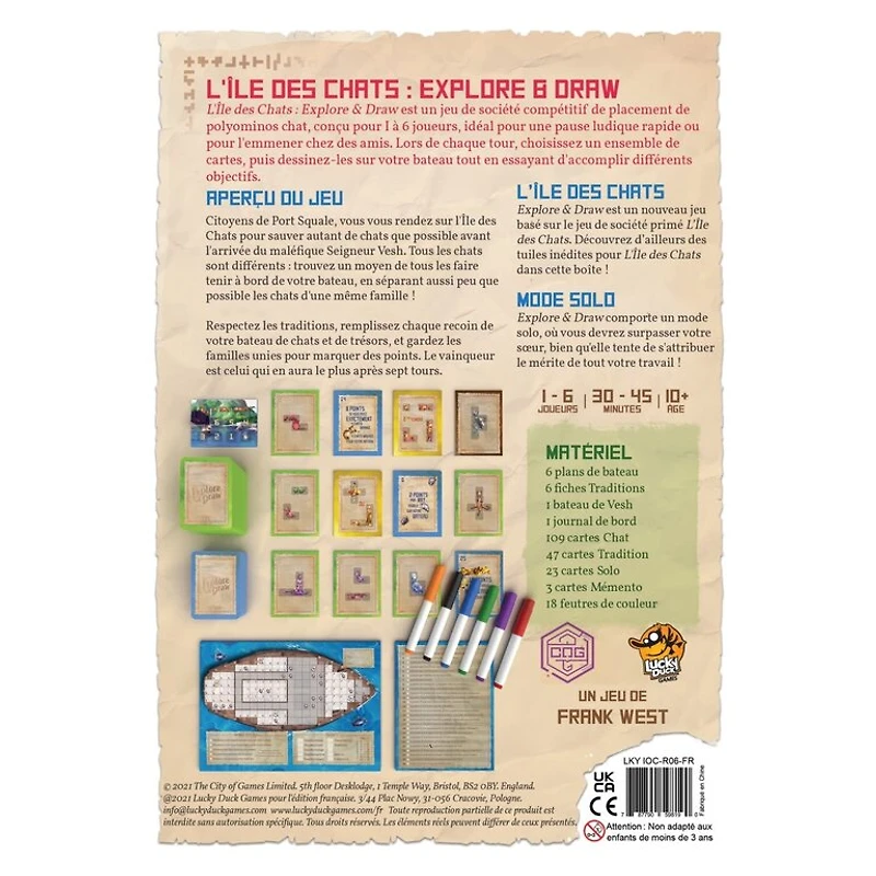 L'Ile des chats - Explore & Draw (Français)