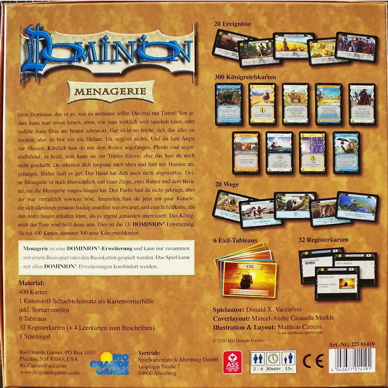 Dominion - Menagerie (English)