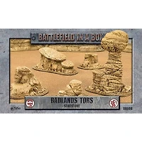 Battlefield in a Box - Sandstone - Badlands Tors [PREORDER]
