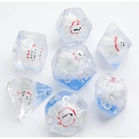 (Gamegenic) Embraced Series RPG Set - 7 Piece Set - Polar Bear