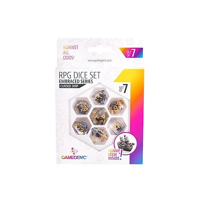 (Gamegenic) Embraced Series RPG Set - 7 Piece Set - Cursed Ship