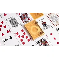 Cartes à jouer - Bicycle - Metalluxe - Orange